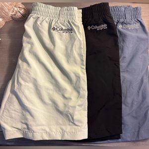 3 Pair Youth Boys Columbia PFG Omnishade Shorts NWT